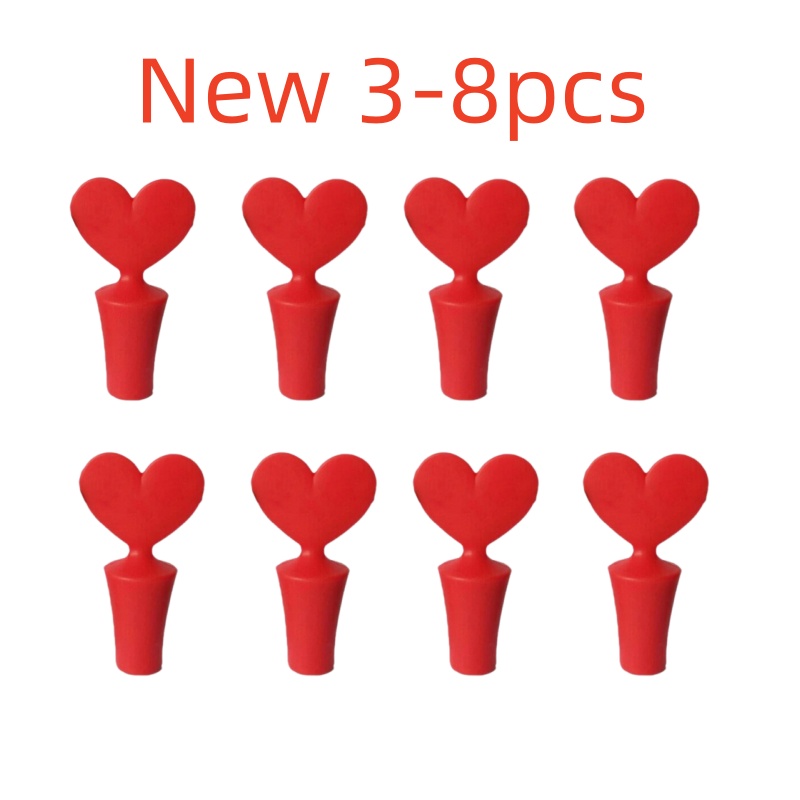 Silicone Champagne Wine Beer Bottle Cork Stopper Plug Wine Bottle Sealer Cap Stopper Bar Kitchen Tool Vacuum Sealed Sealer Plug: MAROON