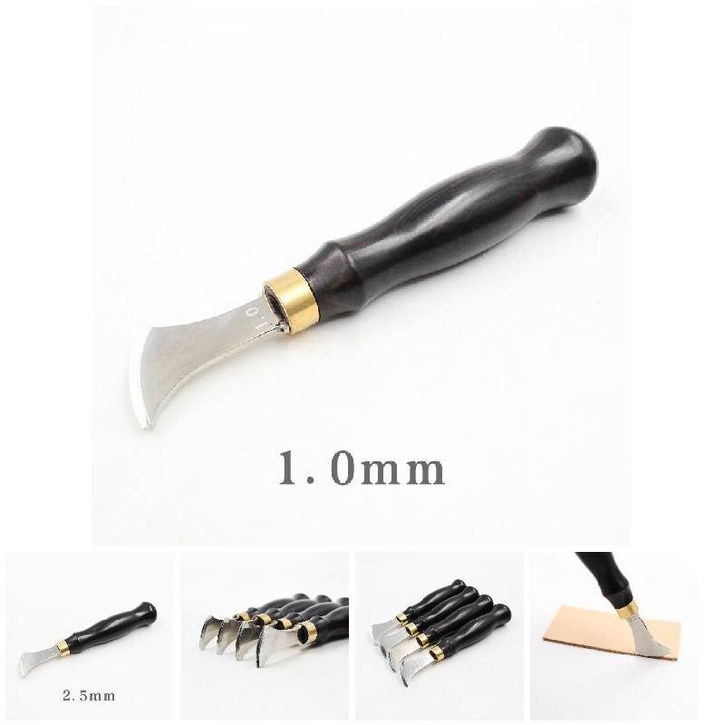 Leather Shallow Slot Edge Lineer Edge Device Trimmer Leather Crimping Tools H99F