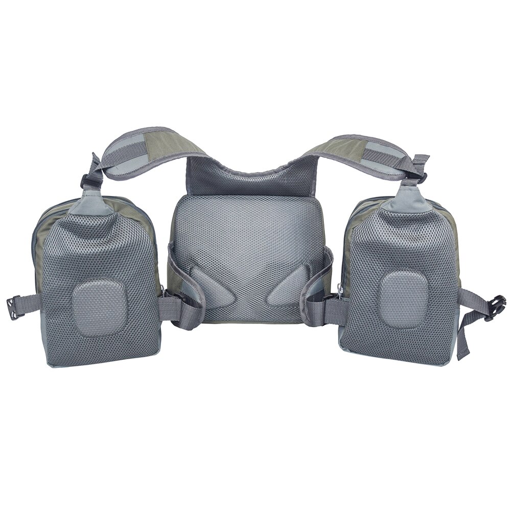 Multi-Pockets Fly Fishing Vest Waistcoat Outdoor Fishing Chest Pack Backpack Outdoor Sport Jacket for Pesca Fishing Clothes