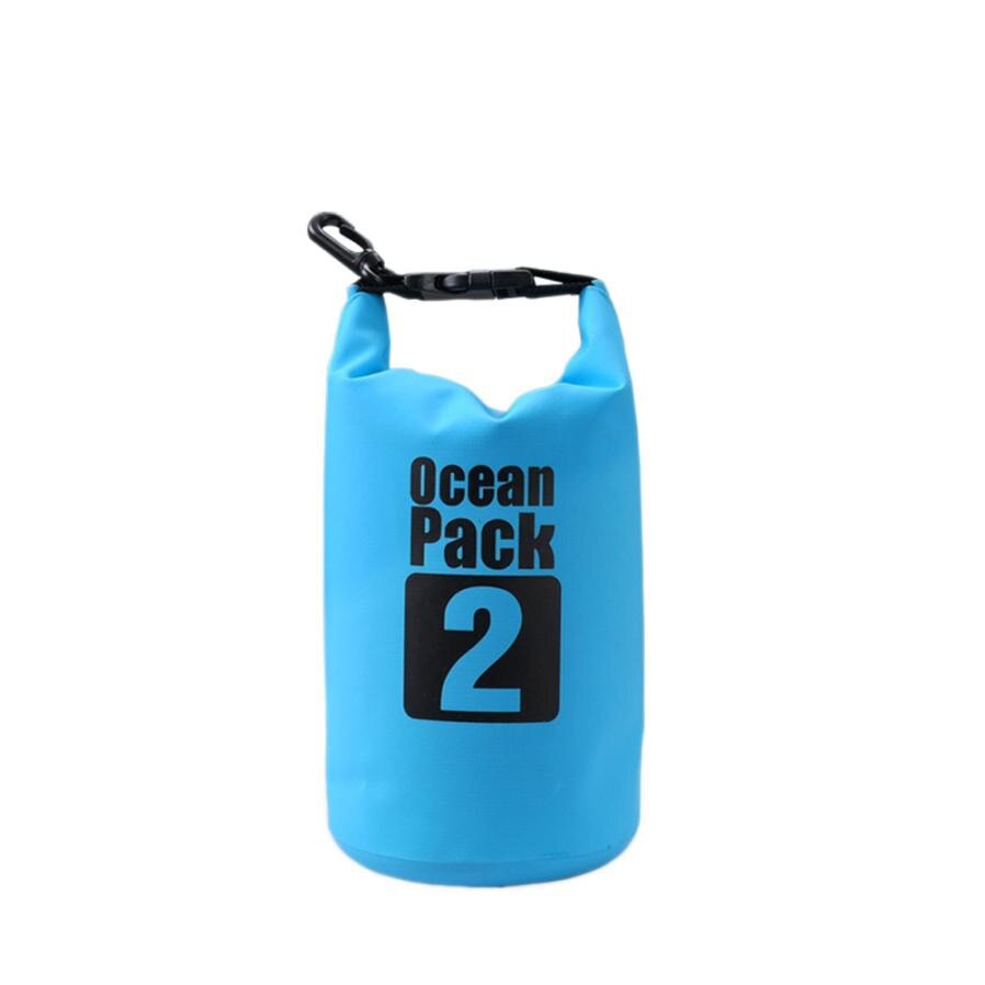 2L Outdoor Waterproof Bags Swimming Camping Hiking Drifting Bag Swimming pool Accessories 6 colors: Blue