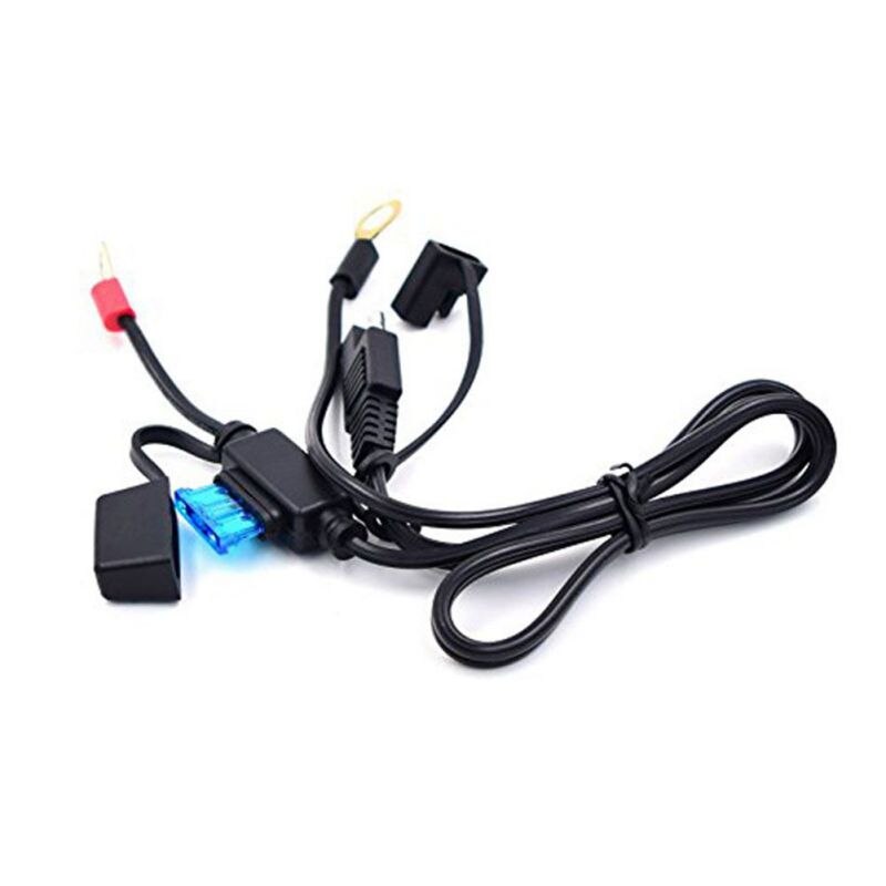 Ladegerät Kabel für Motorrad Batterie Terminal Zu SAE Schnell Trennen Kabel Motorrad Batterie Ausgang Stecker