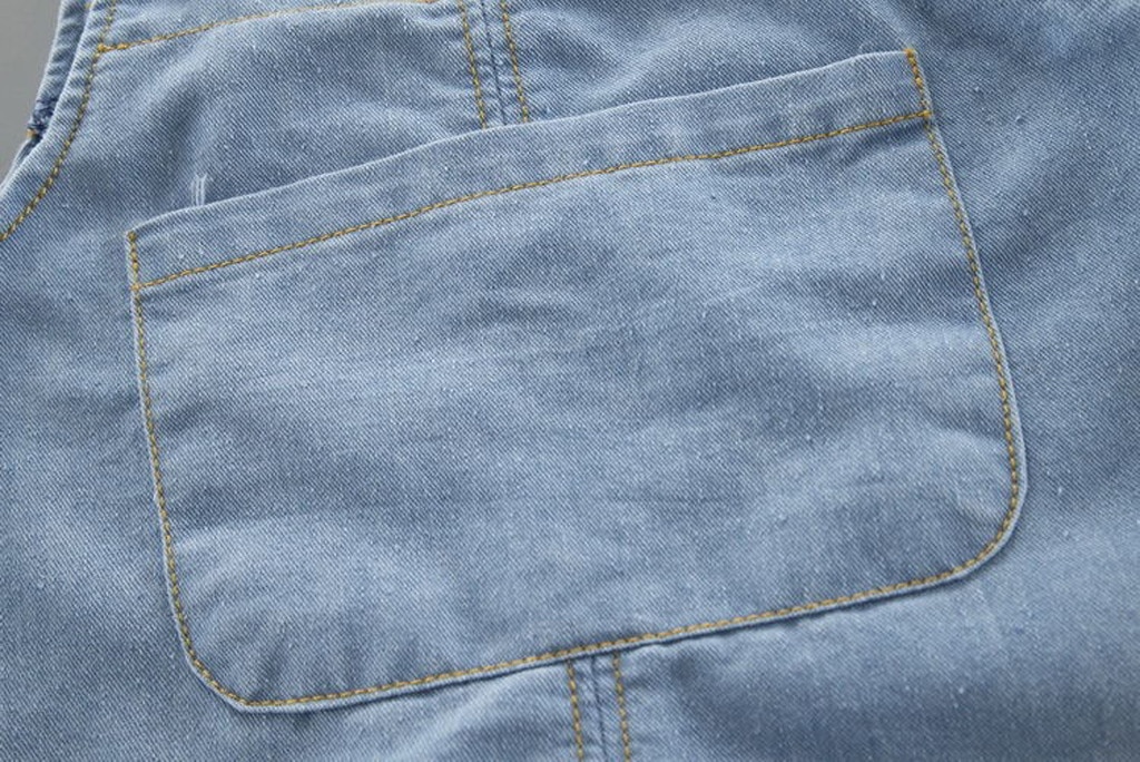 6M-3Y bébé salopette pantalon enfant en bas âge enfants garçon fille solide pantalon bébé bleu clair Denim jarretelle pantalon Jean pantalon vêtements