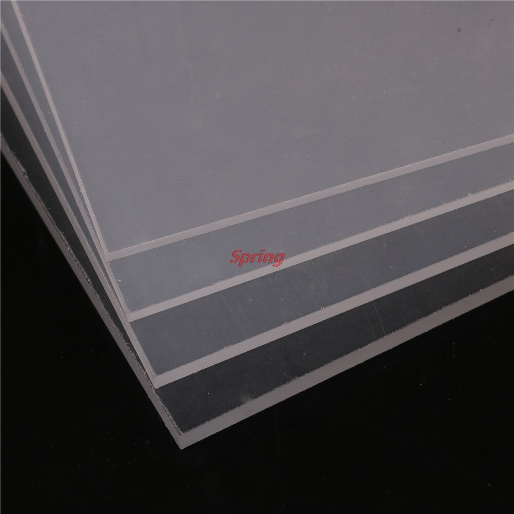1pcs 2-5mm thickness Clear Acrylic Perspex Sheet Cut Plastic Transparent Board Perspex Panel