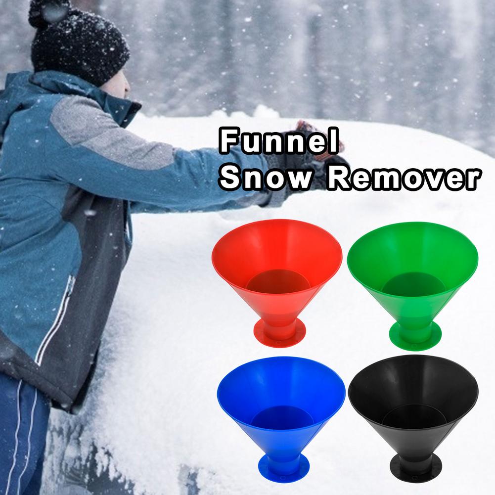 Ice Scraper Car Magic Window Windshield Ice Scraper Oil Funnel Snow Remover Shovel Window Scrapers Cone Deicing