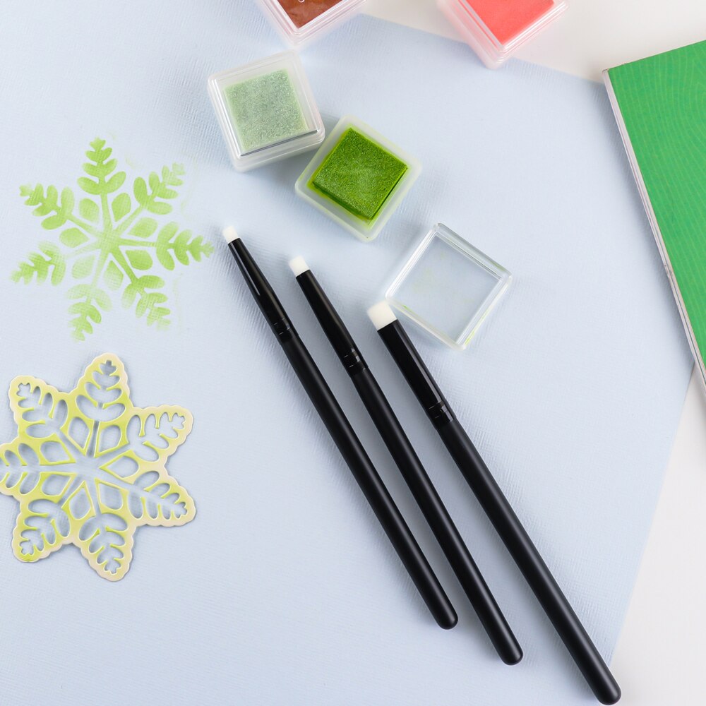 Juego de Mini pinceles de mezcla detallados planos/en ángulo de 4mm/6mm/8mm, pinceles de pintura, herramientas de artesanía para detalles pequeños, pincel para mezclar tinta