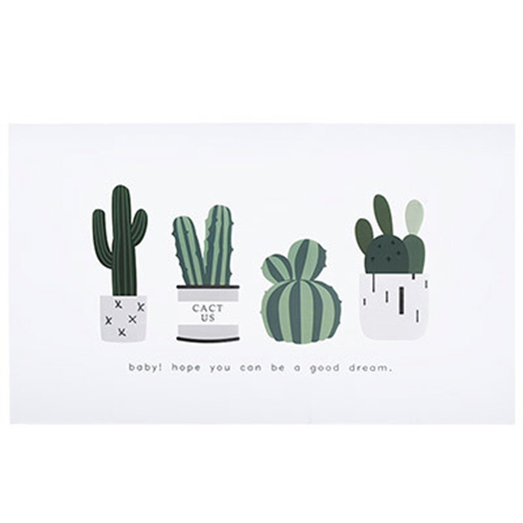Practical Wallpaper Kitchen Wall Sticker Thicker Aluminum Foil Kitchen Cupboard Sticker Waterproof Selfadhesive Cactus Wallpaper: Default Title