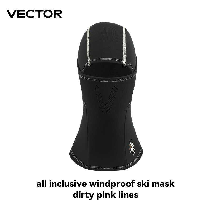 VECTOR Winter – masque de cyclisme thermique en polaire, protège du vent, cagoule, chapeau de Ski, pêche: Rouge
