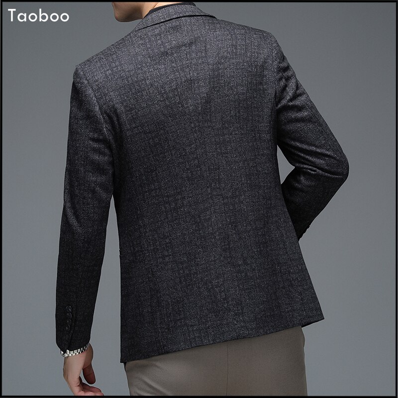 Winter Jacket Men Slim Fit Office Blazer Solid Men... – Grandado