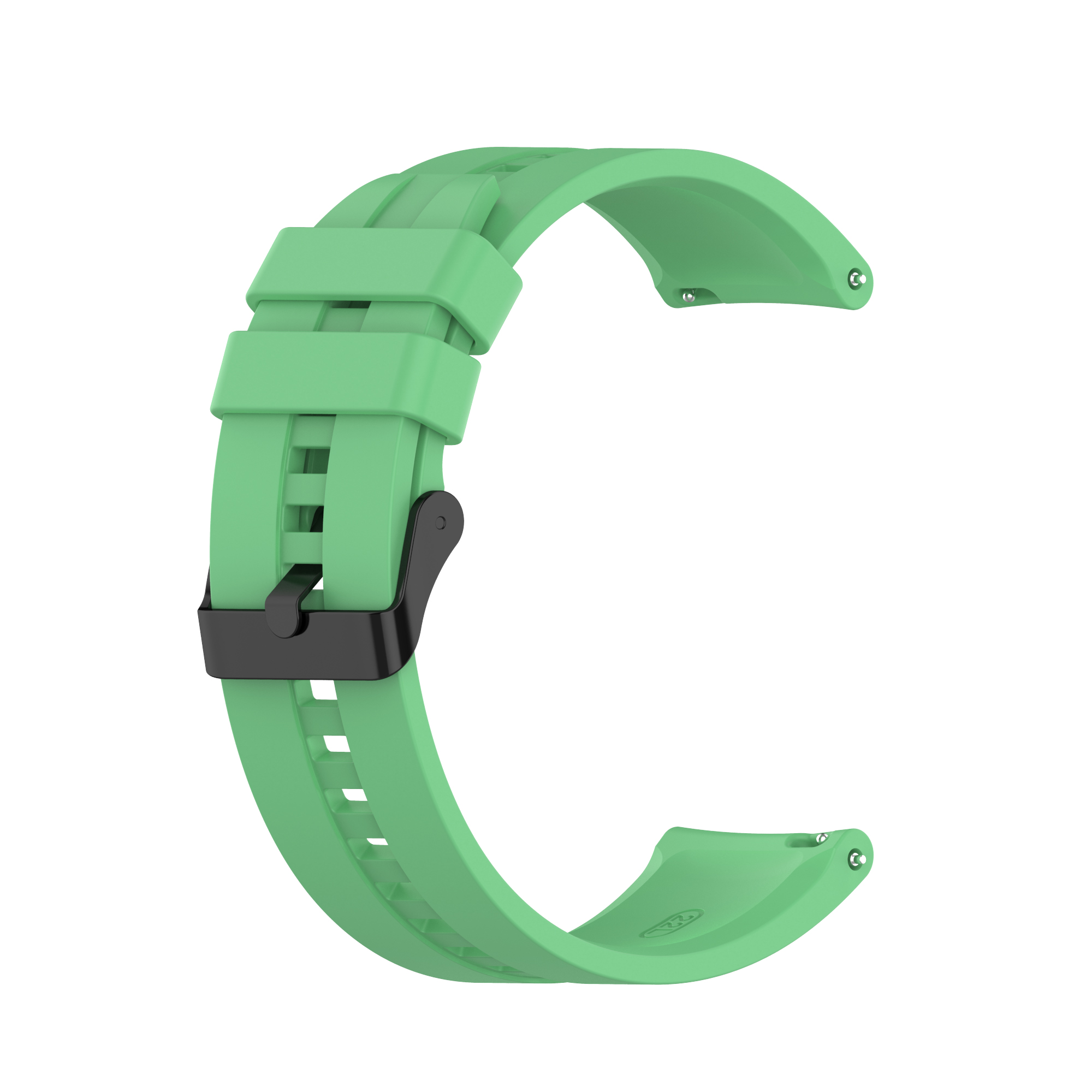 Bracelet de Sport en Silicone, 20mm 22mm, pour Garmin venus Sq Vivomove HR Vivoactive 3 Music: 3 Green / 22mm