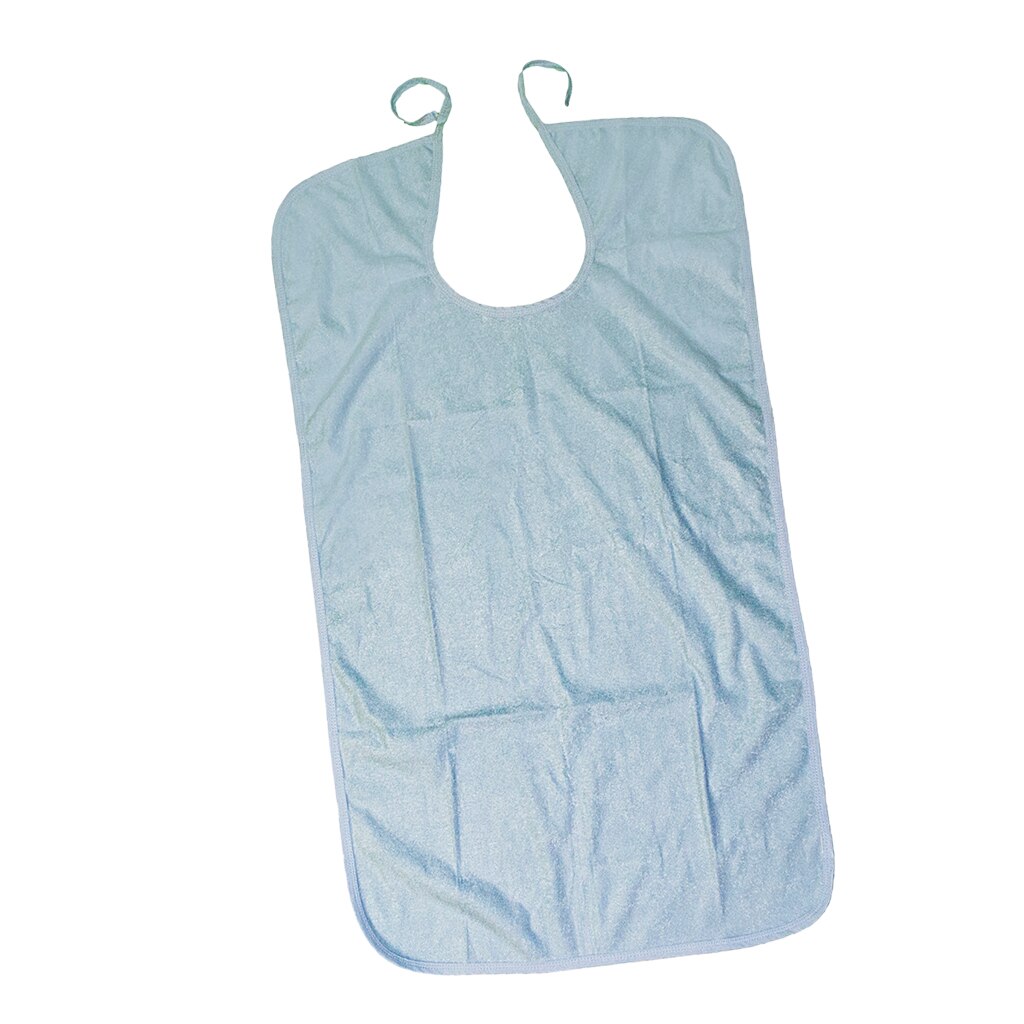 Waterproof Washable Adult Disability Bib Mealtime Cloth Protector Apron Pink: Blue