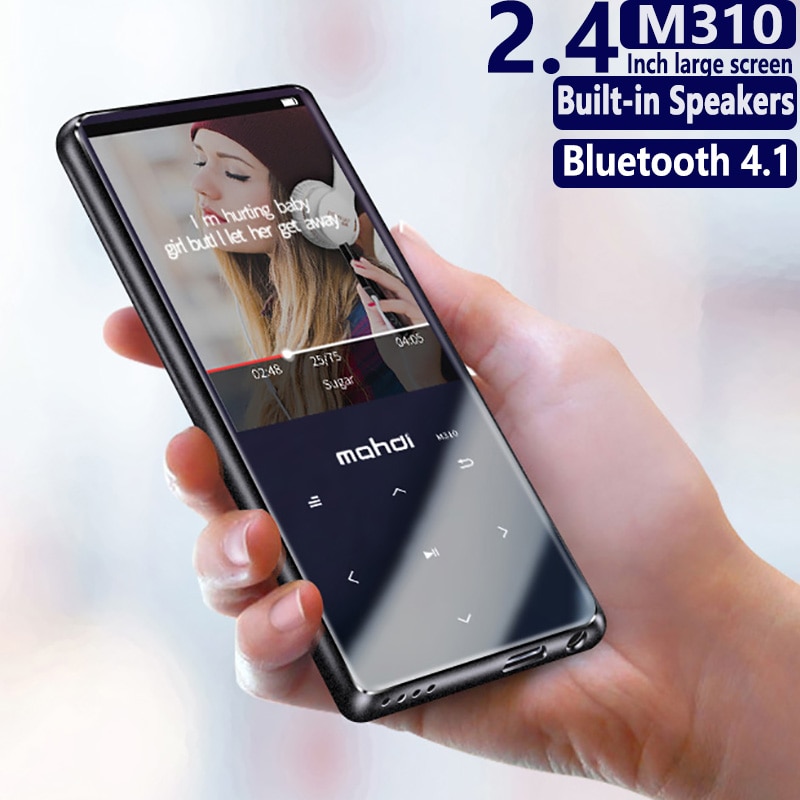 Bluetooth4.1 MP4 Player Touch Key Ultra thin 8GB/16GB MP4 video player 2.4 Inch Color Screen Lossless Sound with FM E-book