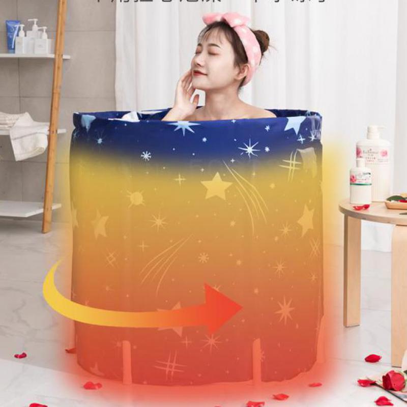 Huishouden Eenvoudige Bad Vat Volwassen Hele Lichaam Bad Grote Toegenomen Opvouwbare Bad Vat Bad
