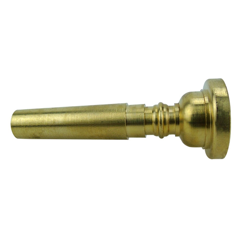 Durable Portable Universal Small Replacement Brass Instrument Tone Bugle Mouth Musical Gold Mini Trumpet Mouthpiece