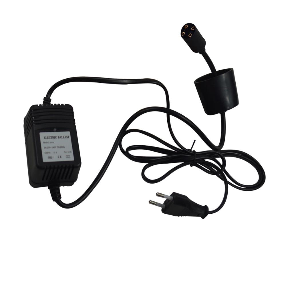 Ballast til 16w ultraviolet uv lys vandsterilisator 2 gpm, spænding : 200 - 240v,  europa to-benet stik