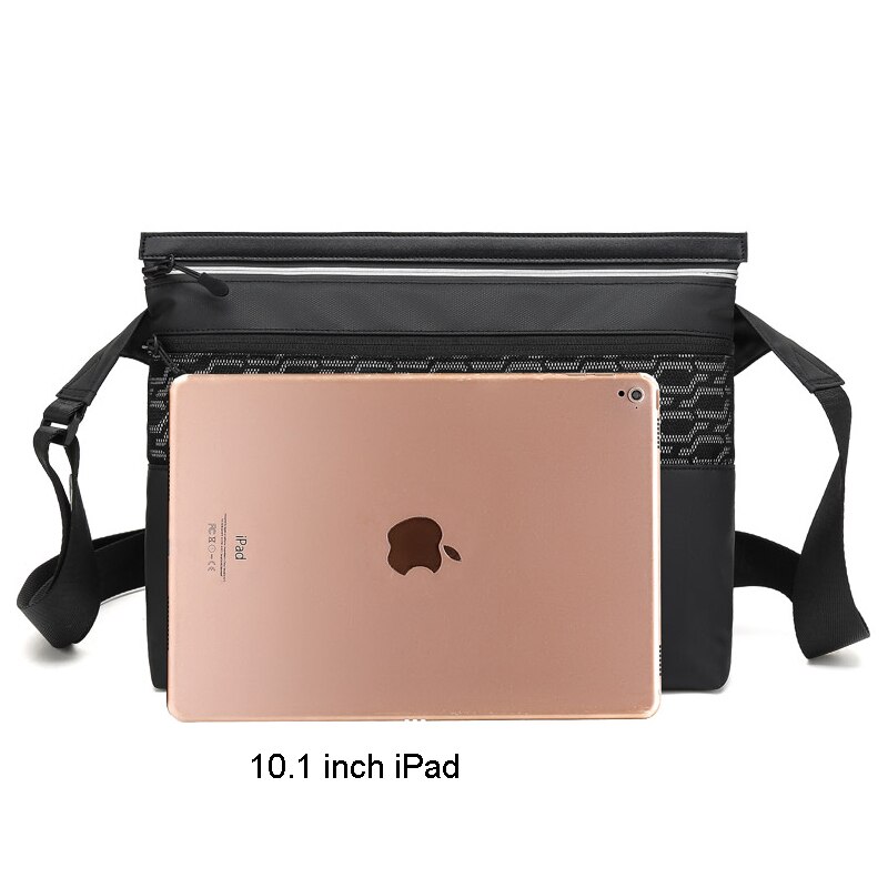 10.1 tums ipad surfplatta sling messenger bag sling shoulder pack daypack cross body väska väska väska arbete, skola och daglig användning