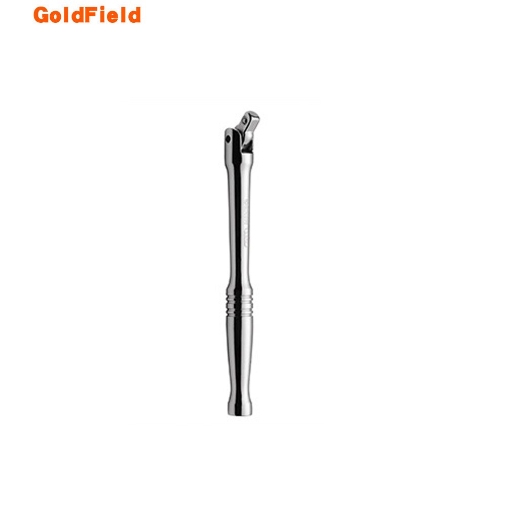 1pcs 1/4 1/2 Breaker Bar Socket Drive Handle 180 Degree Flex Head Socket Wrench Bar Hand Tool toolking