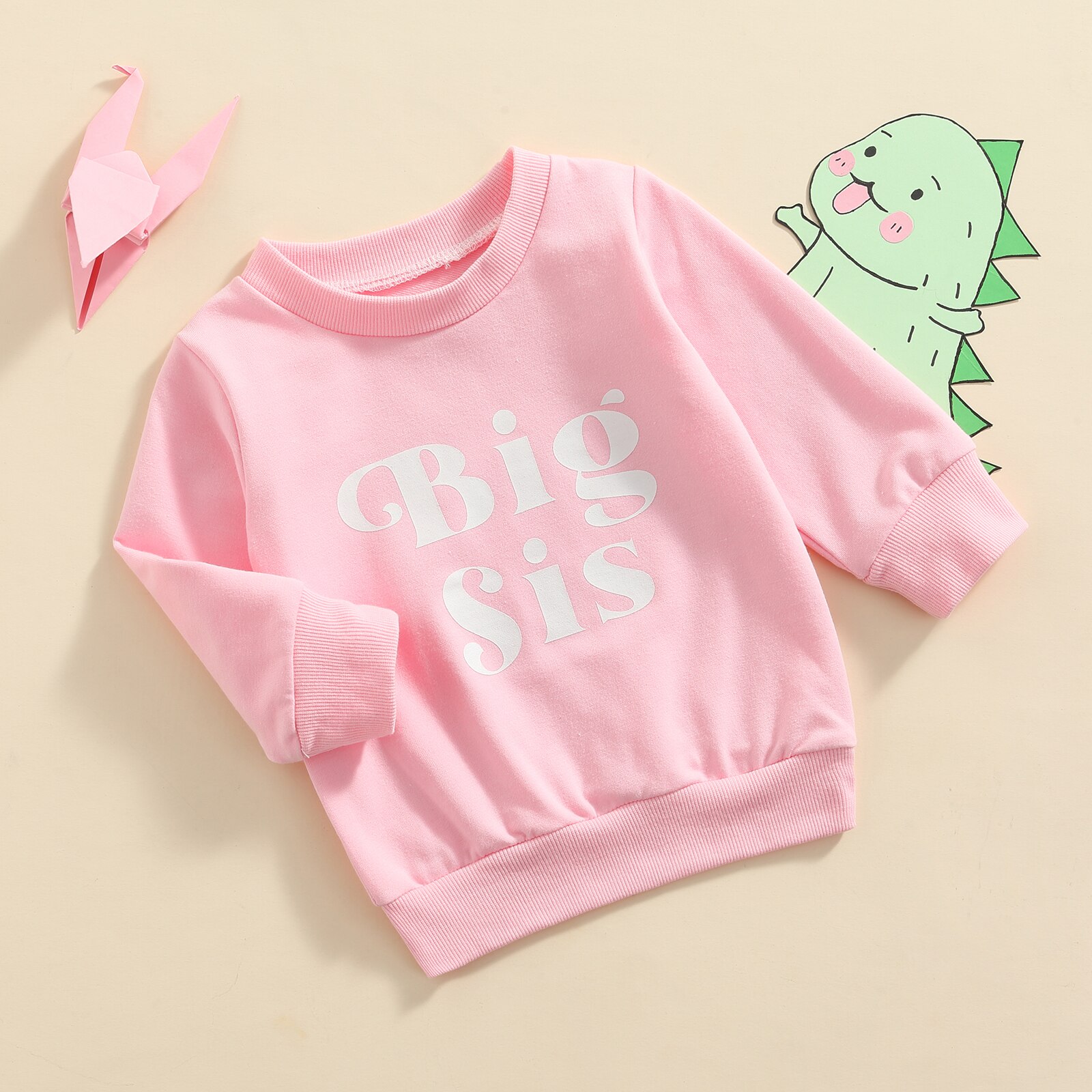 Sweat-shirt à manches longues pour bébé, pull ample et décontracté avec lettres imprimées, vêtement pour enfant, garçon et fille, automne