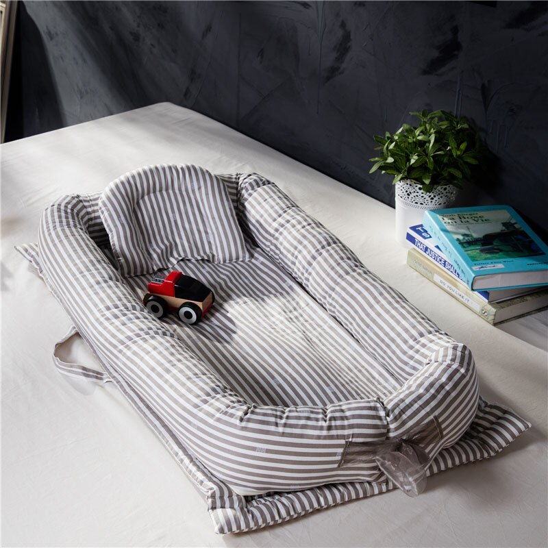 Baby resesäng baby bärbar baby säng avtagbar och tvättbar nyfödd bo hopfällbar multifunktionell spjälsäng baby vagga lekhussäng: 04