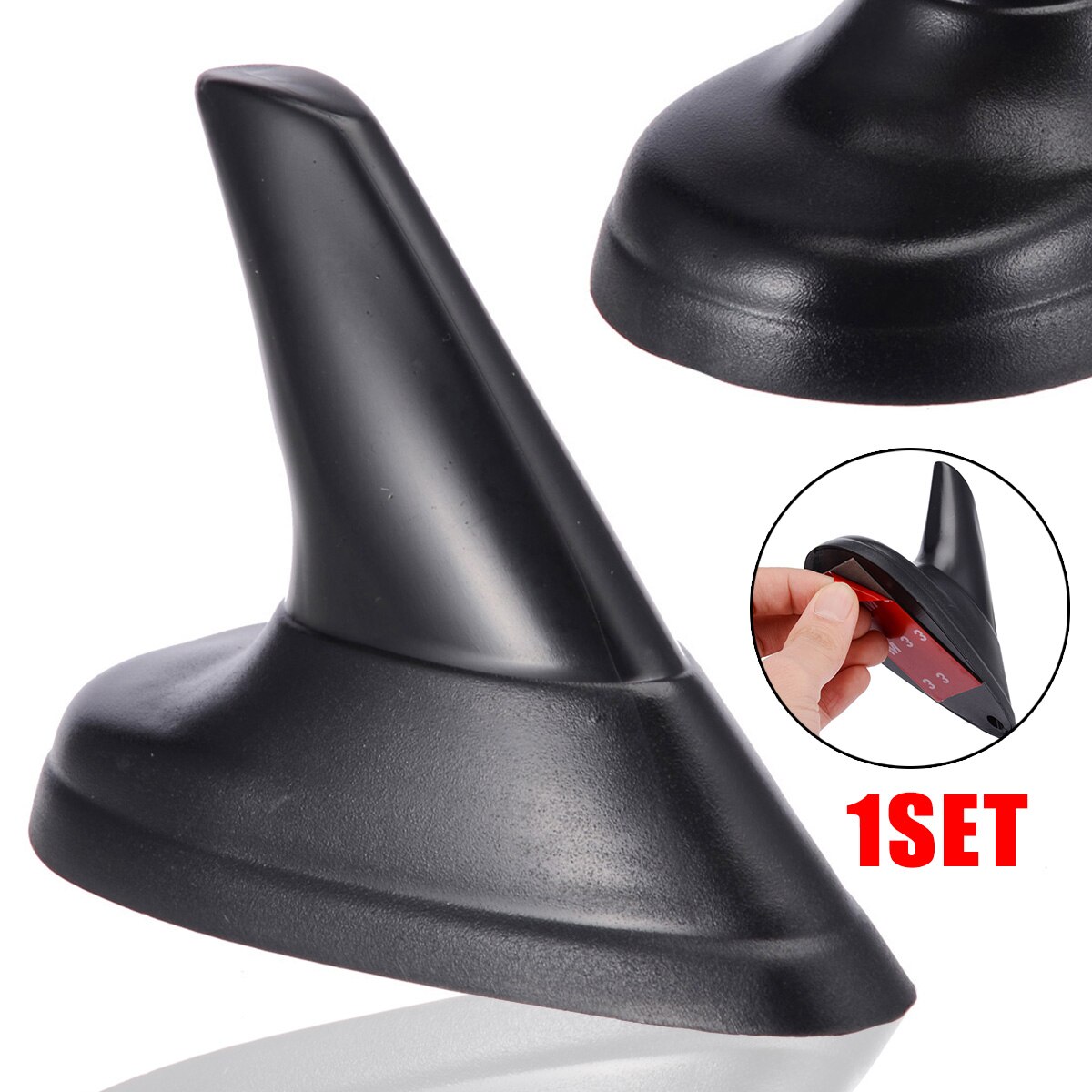 1 stuk zwarte dummy haaienvin-stijl antenne antenne exterieur onderdelen autoantenne voor saab 9-5 9-3 sport aero stationwagen auto styling
