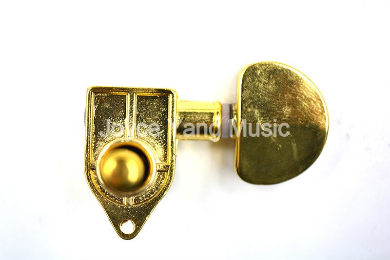 Grover Style Gold Semicircle Guitar Tuning Pegs Tuners Machine Head 3L+3R