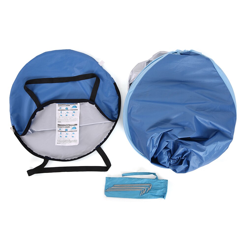 Tienda de campaña portátil, toldo de viaje automático Pop-Up para playa, cabaña UPF 50 + refugio solar, carpa para exteriores, pesca, senderismo