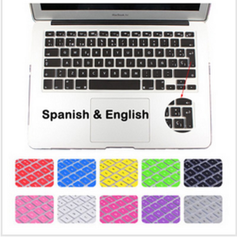 MacBook Keyboard Protector - Silicone Skin for Air 13, Pro 13/15/17 Retina - Waterproof & Dustproof