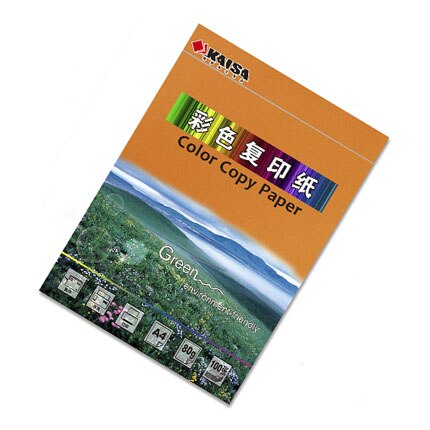 DIY Color paper A4 Origami paper 100 sheets Red Pink Green Blue 80G copy paper Office School Supplies Writing Pads: Orange