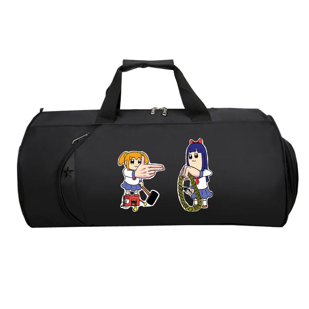 Pop Team Epic Reizen Bagage Tas Tieners Multifunctionele Grote Capaciteit Tas Mannen Vrouwen Hand Duffel Reizen Bagage Pakket: 09