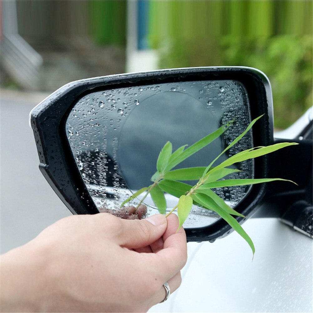 2 stk / sæt bil anti vandtåge anti tåge regntæt vinduesbeskyttende film nyttig auto bil styling vinduesfilm tilbehør