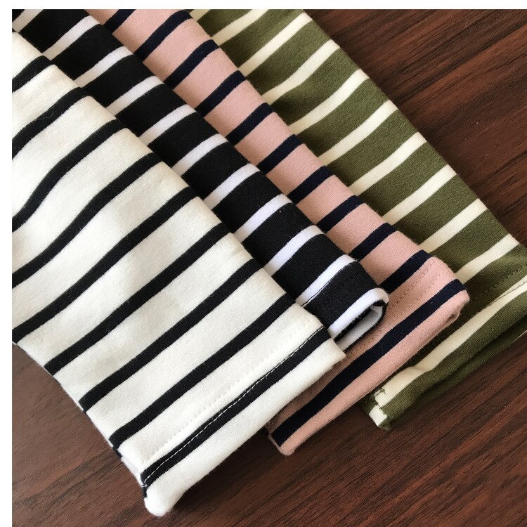 0-3Yrs Lente Baby Gestreepte Harembroek Katoen Meisjes Jongens Dikker Broek Zachte Broek Herfst Harembroek Outfits