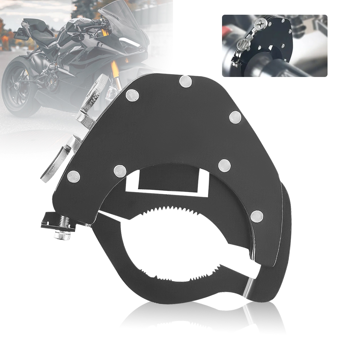 Blijf in controle met duurzaam motorfiets-gasslot Verbeterde veiligheid Roestvrijstalen bediening motorfiets-gaspedaal