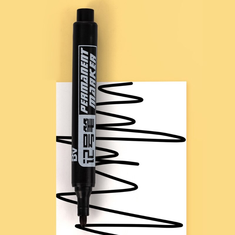 Marqueurs étanches à l&#39;huile, 10 pièces, à base de croquis, stylos de dessin, fournitures artistiques, stylo de peinture de styliste, outils d&#39;écriture