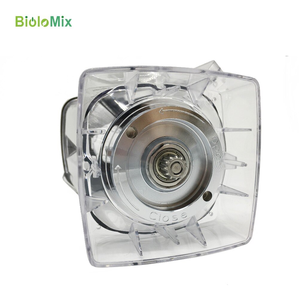 Commercial blender spare parts, BPA free, 2L, square container, jar, jar, CUP, bottom with toothed lid for smoothies