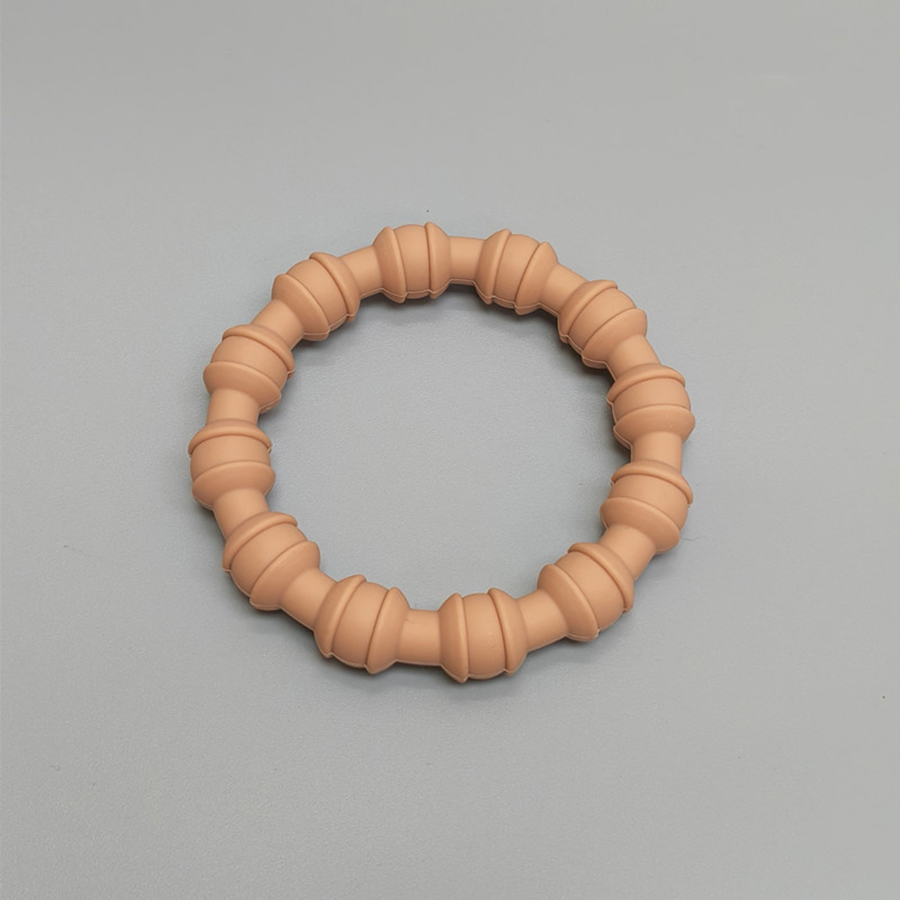 Siliconen bijtspeeltje Armband Siliconenmateriaal Verlicht tandjesongemak Ideaal voor kinderen Perfect vakantiecadeau: MEERDER