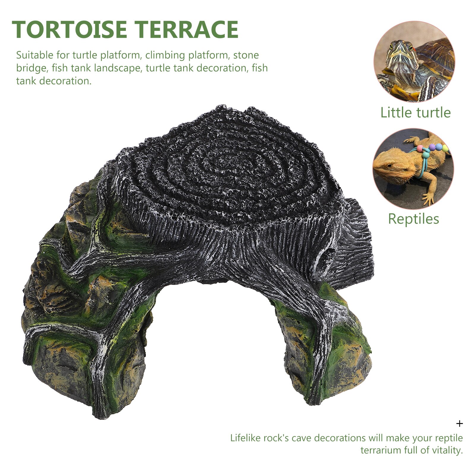 Desktop Turtle Ramp Decorative Basking Platform Household Turtle Dock Tortoise Supply