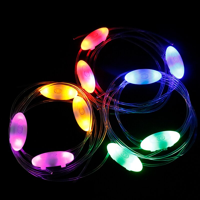 Colorful LED Flash Light Shoe Laces Party Disco Shoes Strap Glow Stick Shoelaces