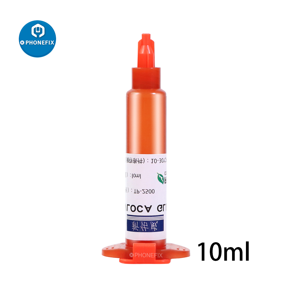 UV-Kleber, optischer Flüssigkeit, klarer Klebstoff, TP-2500, 5/10 ml, UV-Kleber, Handy-Reparatur-Werkzeug für Telefon, Touchscreen, Glas, Schweißen, Reparatur