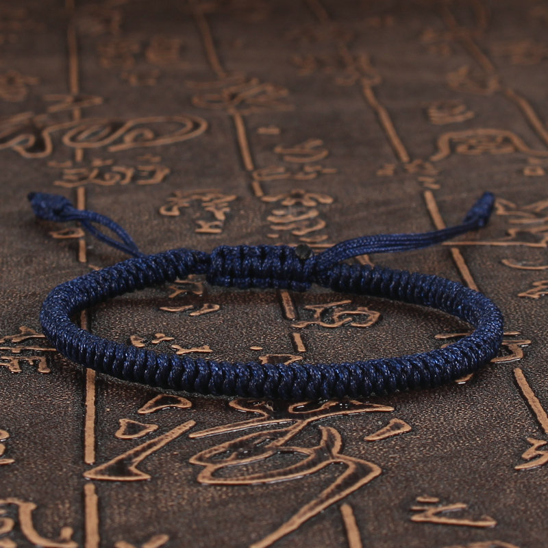 handgefertigt Geflochtene Schnur Armbinde Paar Glück Nationalen Stil Konzentrischen Knoten Charme Armbänder für Frauen Männer Freundschaft Schmuck: Stil 27