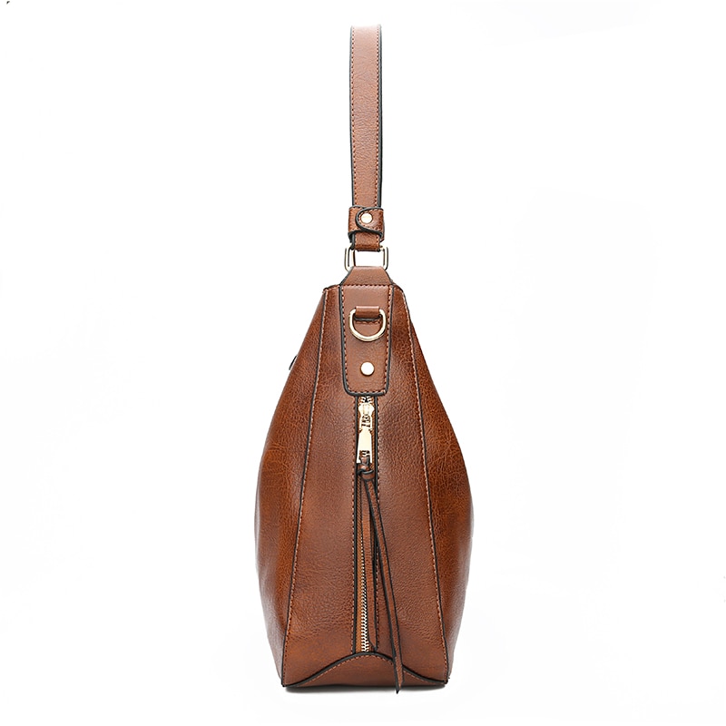 DIDABEAR Hobo Tasche Leder Frauen Handtaschen Weibliche Freizeit Schulter Taschen Geldbörsen Vintage Bolsas Große Kapazität Tote tasche