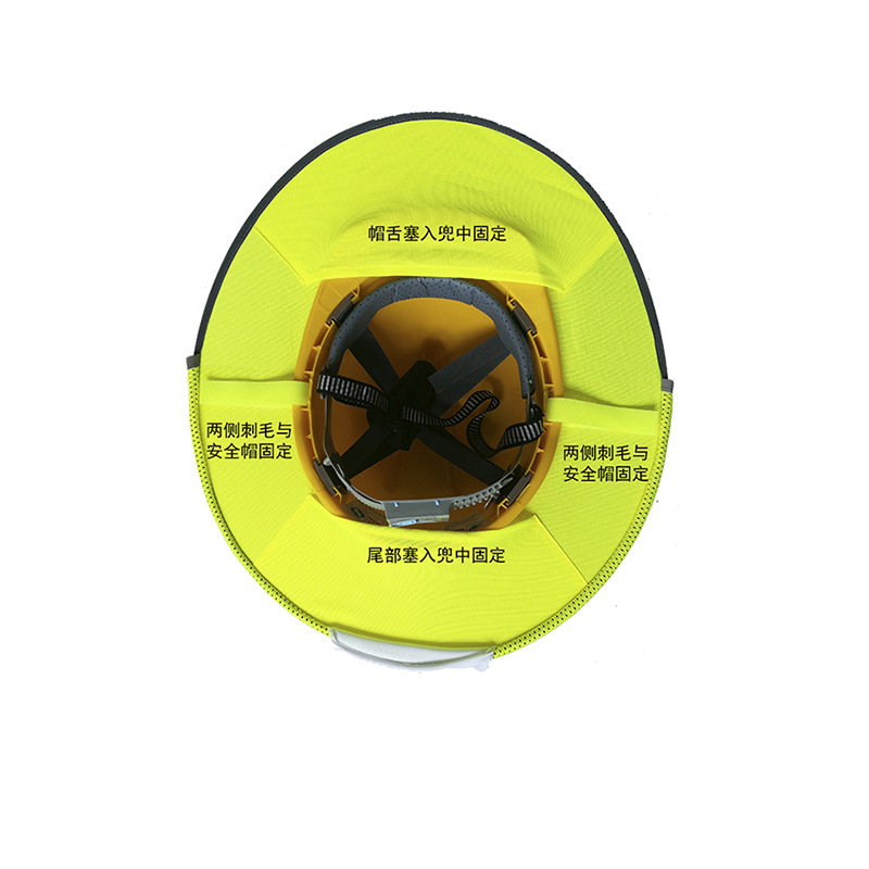 Zomerzonnescherm, beschermende helm met nekbescherming, ademend, meerkleurig, zonwerend, voorkomt zonnebrand, glanzend