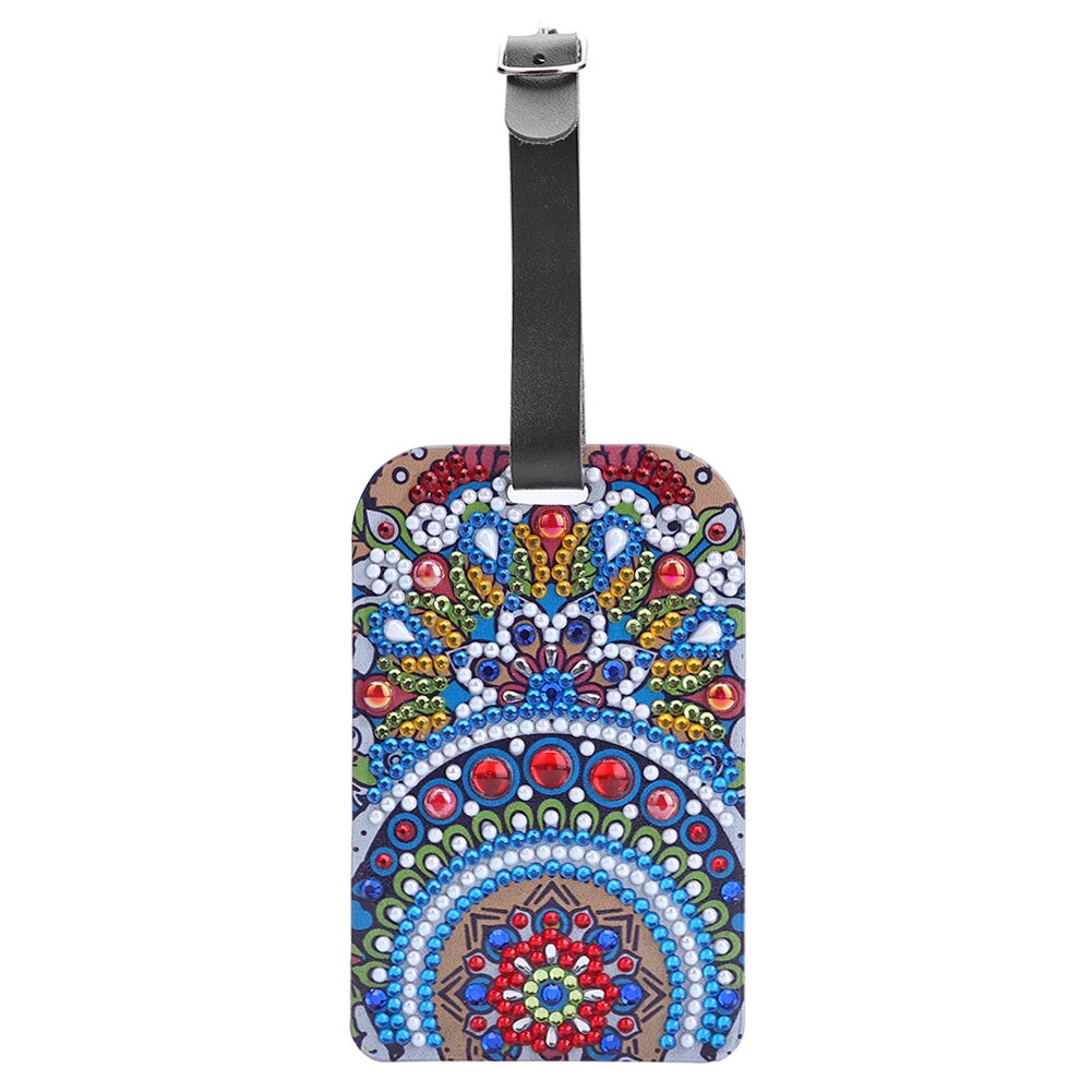 Diamond Painting Luggage Boarding Pass Suitcase Label Butterfly Mandala DIY Special Shape Diamond Embroidery Needlework Craft: 13