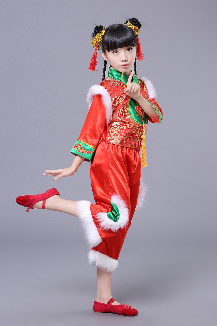 Kids Traditional Chinese Year Clothing Girls Ancient Costumes Folk Dance Chinese Traditional Costume Boys Culture Tang Suit