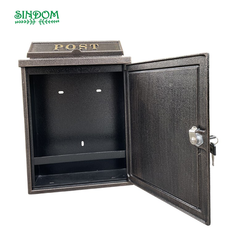 Aluminum Outside Post Metal Mailbox Wall Mounted Mailboxes for Letters