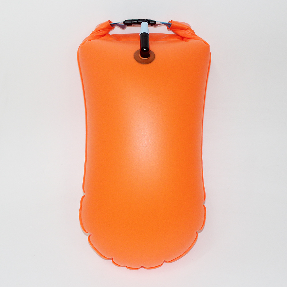 Pvc Zwemmen Bubble Voor Open Water Saferty Zwemmen Boei Outdoor Portbale Opblaasbare Drift Tas Grote Capaciteit Opbergzakken: Orange