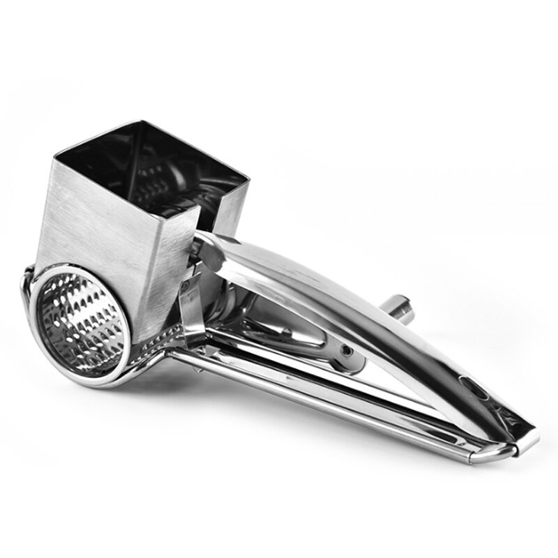 Stainless Steel Rotary Cheese Grater with 1Different Blades Cheese Slicer Chopper Kitchen Tool Cheese Ralador