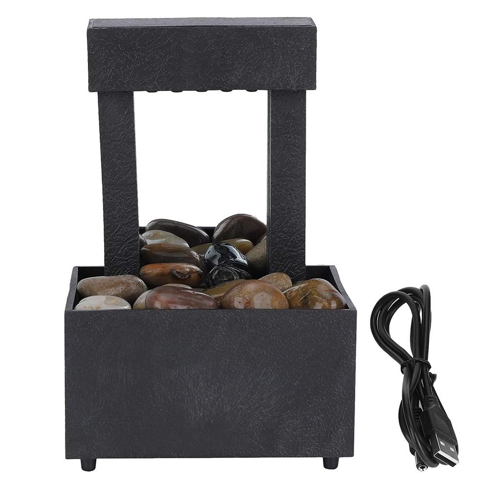 drinnen Brunnen Dekorative LED-beleuchtung Schreibtisch Brunnen Brunnen Wasser Ornamente Mit Steine Feng Shui Rad Becken # DAS: Ursprünglich Titel