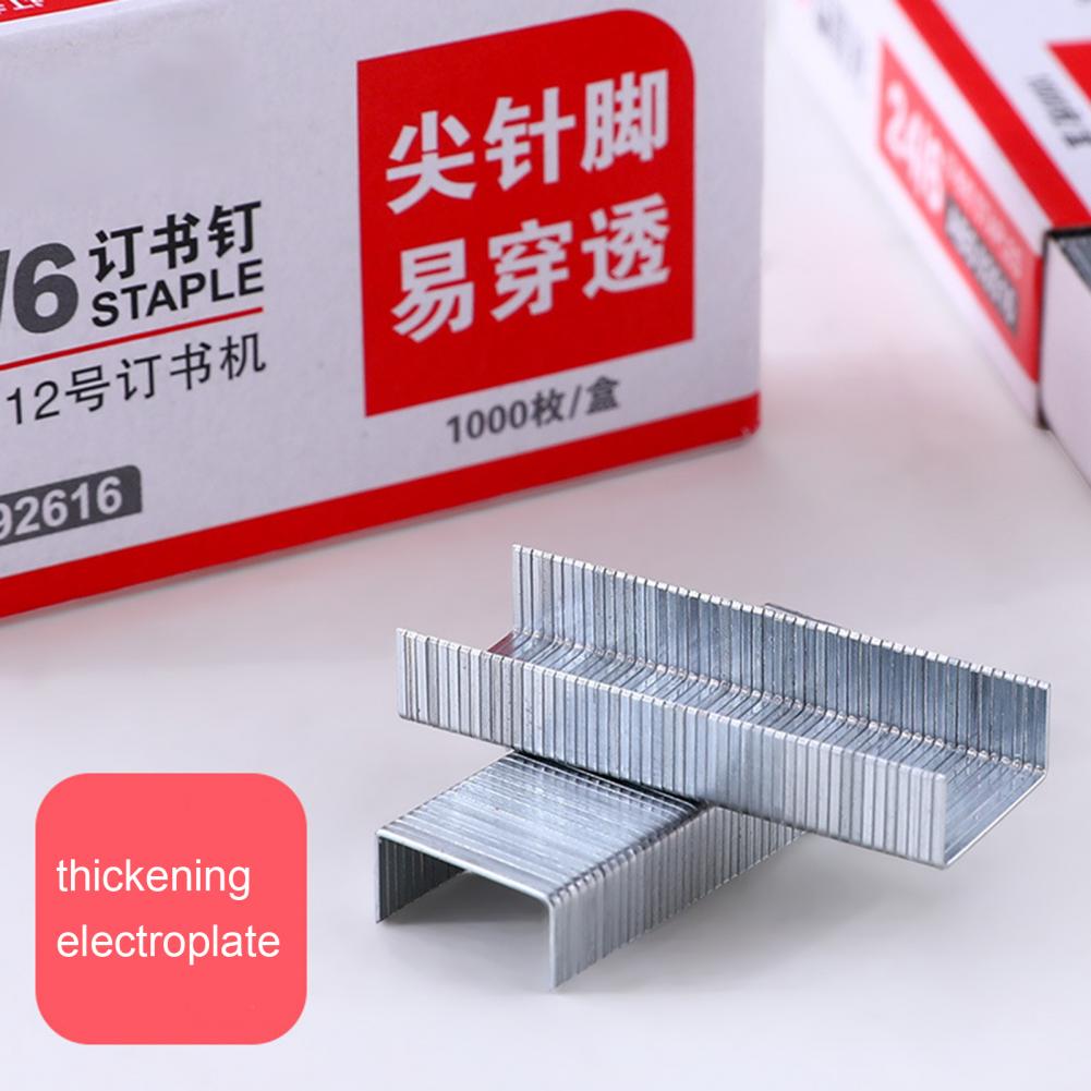 5000Pcs Standard Staples Stainless Steel Office General 24/6 Stapler Needle Standard Staples Stainless Steel Office General
