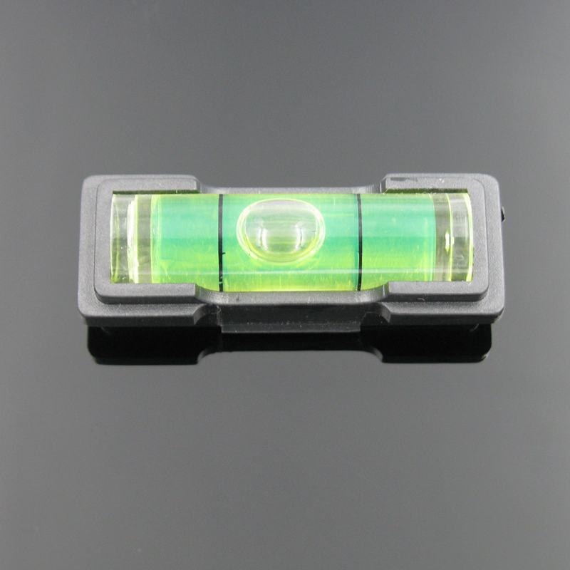 1 Piece 9.5*34mm TV Rack Bubble Level Tools with Plastic Case Spirit level vial Wall hanging TV