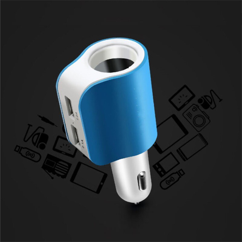 Vehicle charger Car plug 12V-24V Car filling Double USB Mobile phone charger car charger