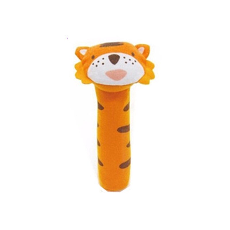 Andersluidend Soorten Baby Speelgoed Baby Hand Grip Staaf Speelgoed, educatief Speelgoed Rammelaar Dier Bb Stok Hand Bell Toy 20% Off: tiger